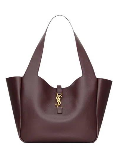 SAINT LAURENT LE 5 À 7 BEA GRAINED LEATHER BAG
