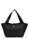 Saint Laurent Bea Cabas Ysl Tote Bag In Supple Leather In Black