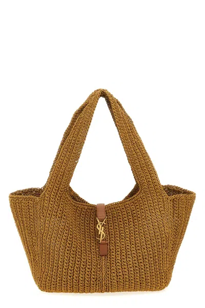 Saint Laurent 'le 5 À 7 Bea' Shopping Bag In Sand