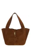 Saint Laurent Bea Ysl Cabas Tote Bag In Suede