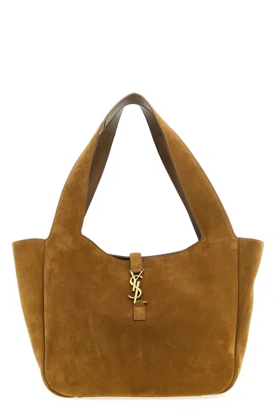 Saint Laurent 'le 5 À 7 Bea' Shoulder Bag In Brown