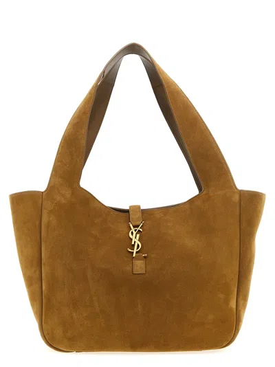 Saint Laurent Le 5 À 7 Bea Shoulder Bags Brown
