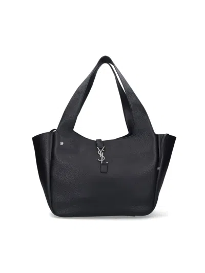 Saint Laurent 'le 5 À 7 Bea' Tote Bag In Black