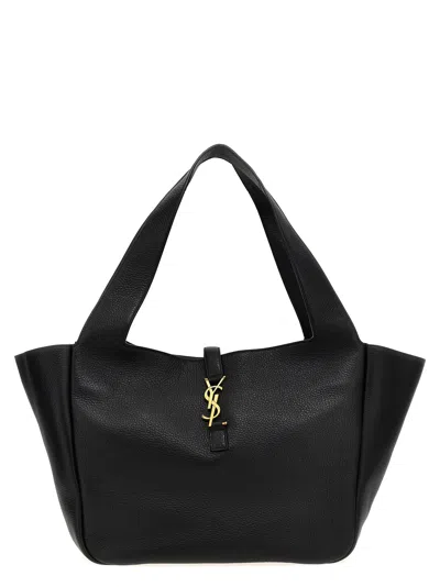 SAINT LAURENT LE 5 À 7 BEA TOTE BAG BLACK
