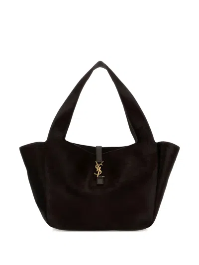 Saint Laurent Le 5 À 7 Bea Tote Bag In Brown