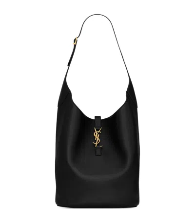 Saint Laurent Le 5 À 7 Bucket Bag In Black