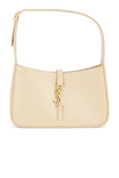 Pre-owned Saint Laurent Le 5 A 7 Hobo Bag In Avorio