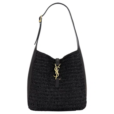 Pre-owned Saint Laurent Le 5 À 7 Hobo Bag 'black' | Women's Size Onesize