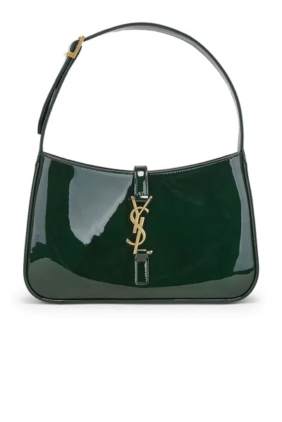 Saint Laurent Le 5 A 7 Hobo Bag In Fir Leaf