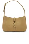 Saint Laurent Le 5 A 7 Hobo Bag In Gold Flake & Dark Gold Flake