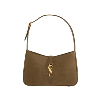 Pre-owned Saint Laurent Le 5 À 7 Hobo Bag 'gold Flake' | Women's Size Onesize