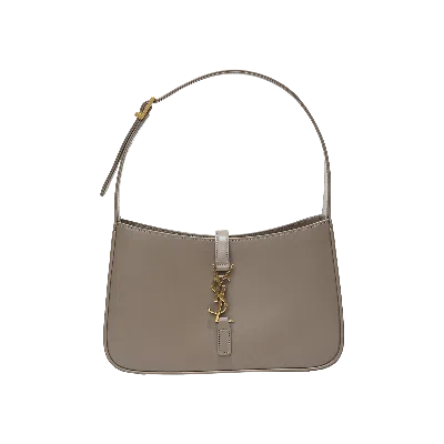 Pre-owned Saint Laurent Le 5 À 7 Hobo Bag 'greyish Brown'