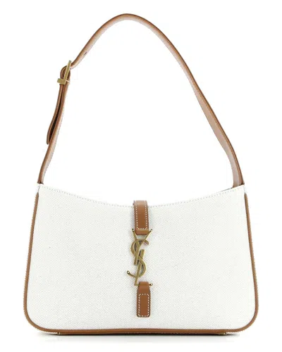 Saint Laurent Le 5 A 7 Hobo Canvas Small (authentic Pre-loved)
