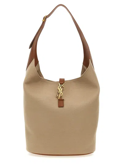 Saint Laurent 'le 5 À 7 Hobo' Shoulder Bag In Brown