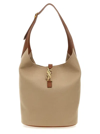 Saint Laurent 'le 5 À 7 Hobo' Shoulder Bag In Sand