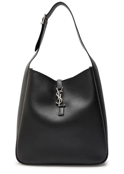 Saint Laurent Le 5 À 7 Large Grained Leather Shoulder Bag