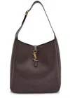 Saint Laurent Le 5 À 7 Large Leather Hobo Bag In Brown