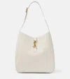 Saint Laurent Large Le 5 A 7 Supple Shoulder Bag In White