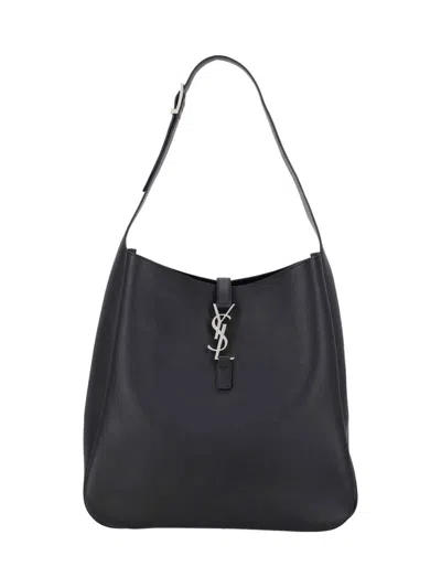 Saint Laurent 'le 5 À 7' Large Shoulder Bag In Black  