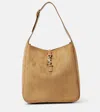 Saint Laurent Le 5 À 7 Supple Large Suede Shoulder Bag In Beige