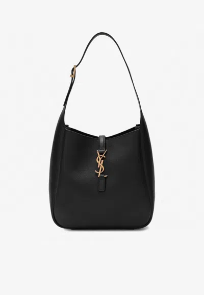 SAINT LAURENT LE 5 À 7 LEATHER SHOULDER BAG