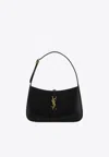 Saint Laurent Le 5 À 7 Leather Shoulder Bag In Black