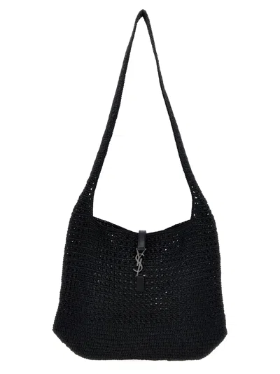 Saint Laurent Le 5 À 7 Midi Shopping Bag In Black