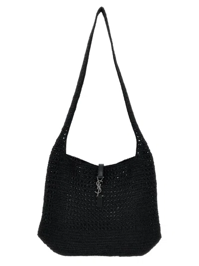 Saint Laurent 'le 5 À 7' Midi Shopping Bag In Black