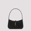 Saint Laurent Le 5 A 7 Mini Ysl Shoulder Bag In Smooth Leather In Black