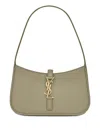 Saint Laurent Mini Le 5 A 7 Hobo Bag In Green