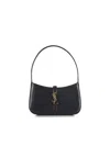 Saint Laurent Le 5 À 7 Mini Hobo Bag In Black