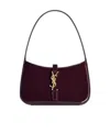 Saint Laurent Le 5 À 7 Mini In Patent Leather In Burgundy