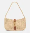 Saint Laurent Le 5 À 7 Mini Raffia Shoulder Bag In Beige