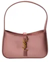 Saint Laurent Le 5 À 7 Mini Satin Hobo Bag In Pink