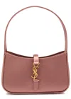 Saint Laurent Le 5 À 7 Mini Satin Top Handle Bag In Light Pink