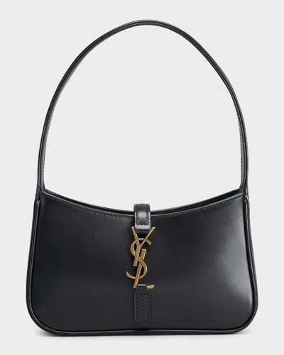 SAINT LAURENT LE 5 A 7 MINI YSL SHOULDER BAG IN SMOOTH LEATHER