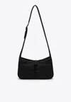 Saint Laurent Le 5 A 7 Nylon Crossbody Bag In Black
