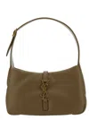 Saint Laurent 'le 5 À 7 Padded' Beige Shoulder Bag With Logo Detail In Padded Leather Woman In Cream