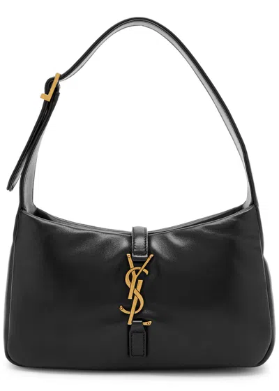 Saint Laurent Le 5 À 7 Padded Leather Shoulder Bag In Black