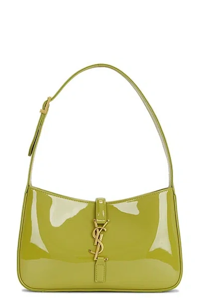 Saint Laurent Le 5 A 7 Shoulder Bag In Yellow