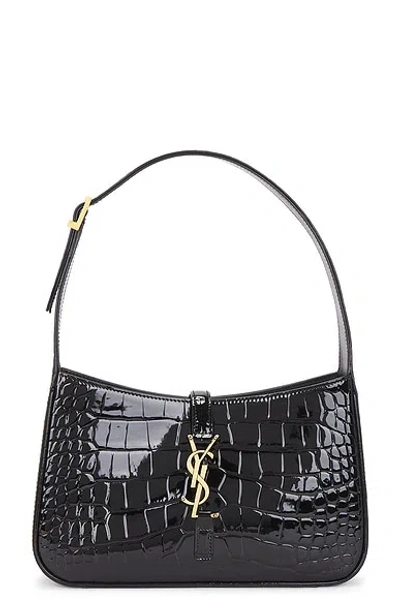 Saint Laurent Le 5 A 7 Shoulder Bag In Black