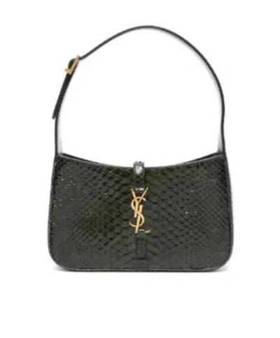 Saint Laurent Le 5 A 7 Shoulder Bag In Black