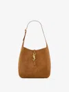 Saint Laurent Le 5 À 7 Shoulder Bag In Brown