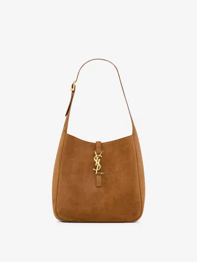 Saint Laurent Le 5 À 7 Shoulder Bag In Brown