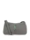 Saint Laurent Grey Econylâ® Le 5 Ã 7 Shoulder Bag In Grey