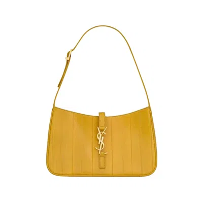 Pre-owned Saint Laurent Le 5 À 7 Shoulder Bag 'mimosa Yellow'