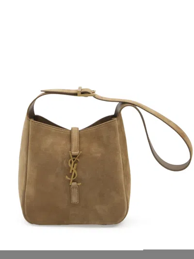 Saint Laurent Le 5 À 7 Shoulder Bag In Neutrals