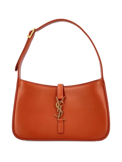 Saint Laurent Le 5 À 7 Shoulder Bag In Orange