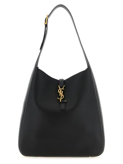 Saint Laurent Le 5 À 7 Shoulder Bags Black