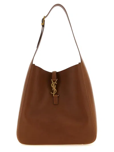 Saint Laurent Shoulder Bag Woman In Brown